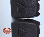 Par de Botões trava esncosto do banco VW / FUSCA (marrom)