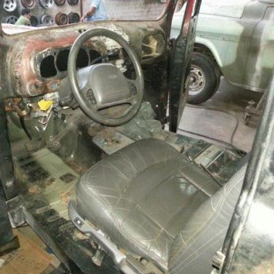 Ford F 1 1948 Vermelha Teto E Porta Estendida.18