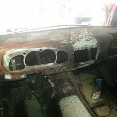 Ford F 1 1948 Vermelha Teto E Porta Estendida.25