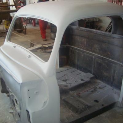 Ford F 1 1948 Vermelha Teto E Porta Estendida.29