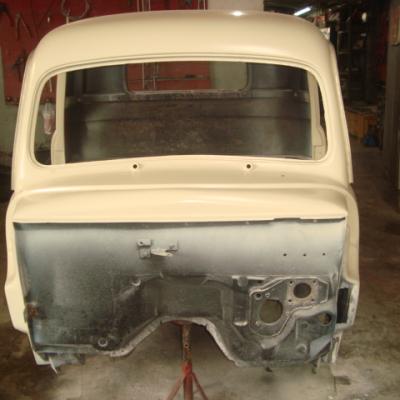 Ford F 1 1948 Vermelha Teto E Porta Estendida.33