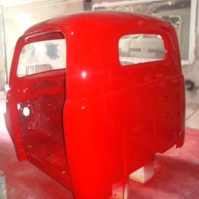 Ford F 1 1948 Vermelha Teto E Porta Estendida.38