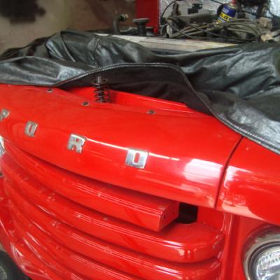 Ford F 1 1948 Vermelha Teto E Porta Estendida.43