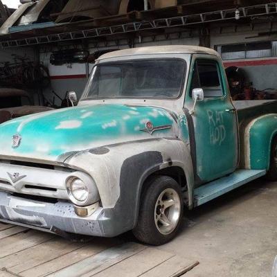 FORD F-100 1957 VERDE AMAMBAI