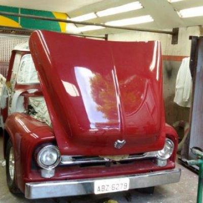 Ford F 100 1951 Vermelha Hercules.52