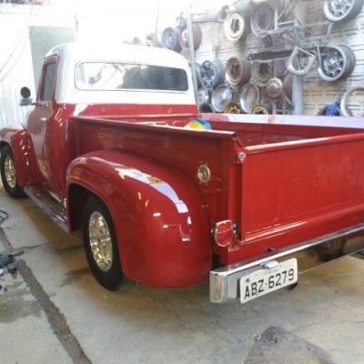 Ford F 100 1951 Vermelha Hercules.59
